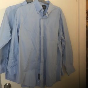 JOS A Bank men’s light blue button down oxford